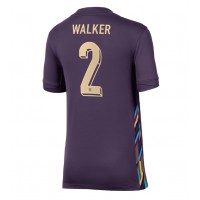 Anglicko Kyle Walker #2 Vonkajší Ženy futbalový dres ME 2024 Krátky Rukáv